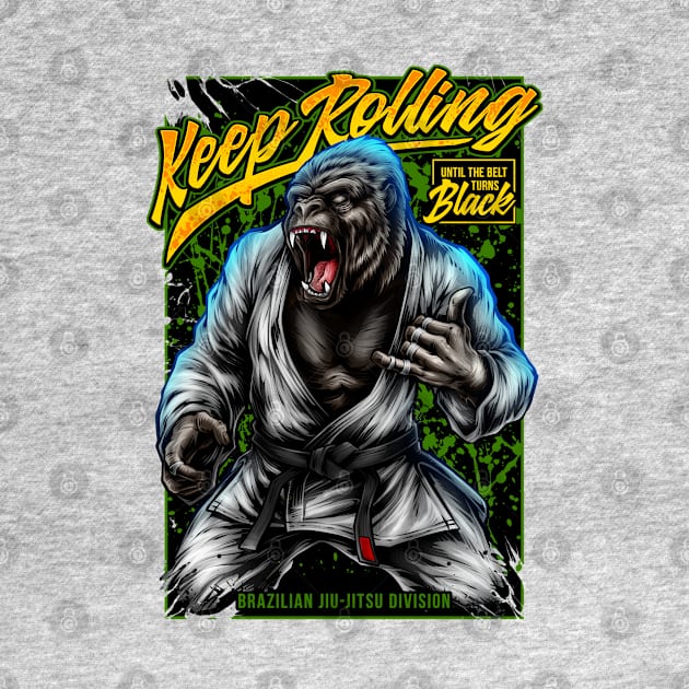 Keep Rolling Until The Belt Turns Black by TreehouseDesigns